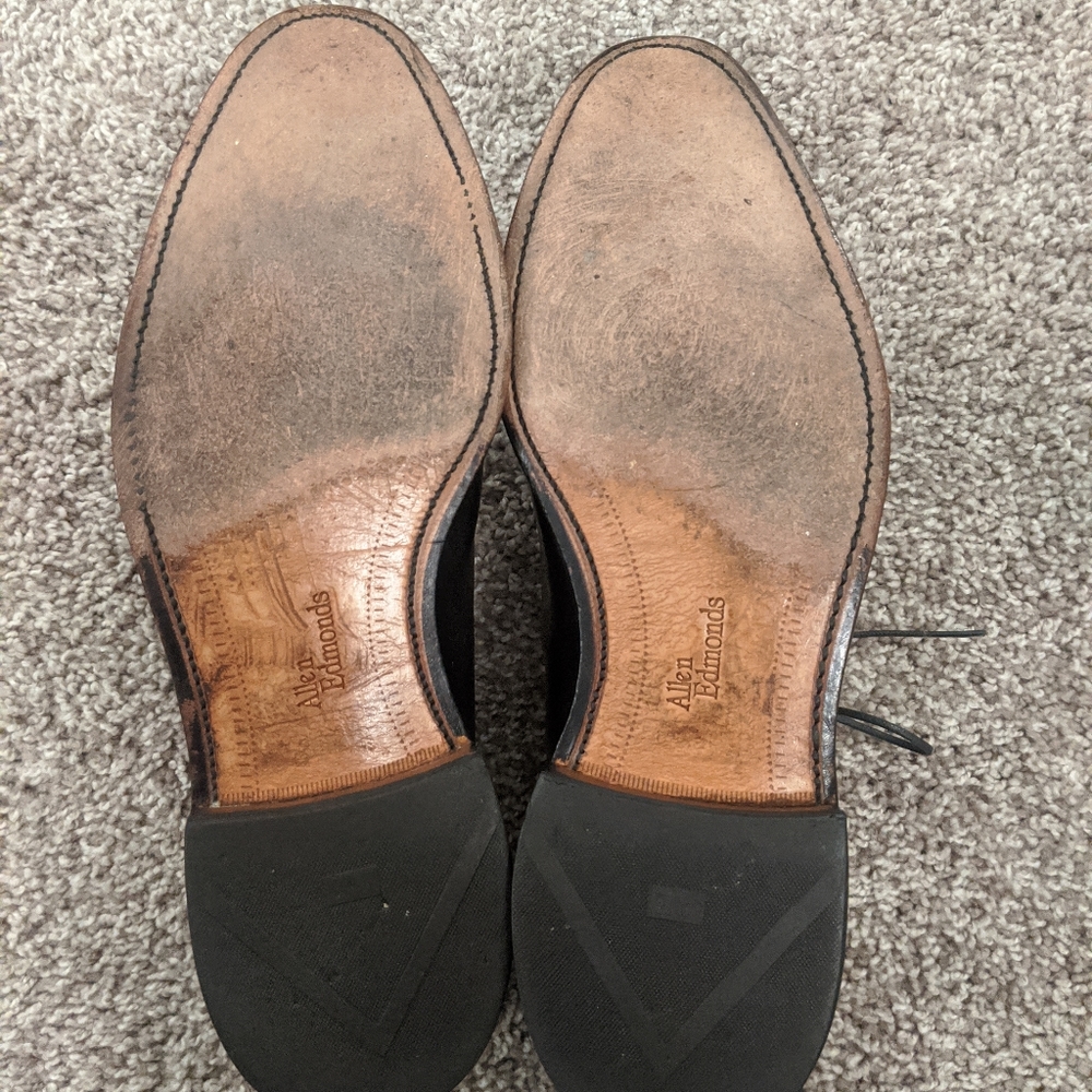 Allen Edmonds Weybridge Oxford Size 10 eee - SOLD - Picture 8 of 8